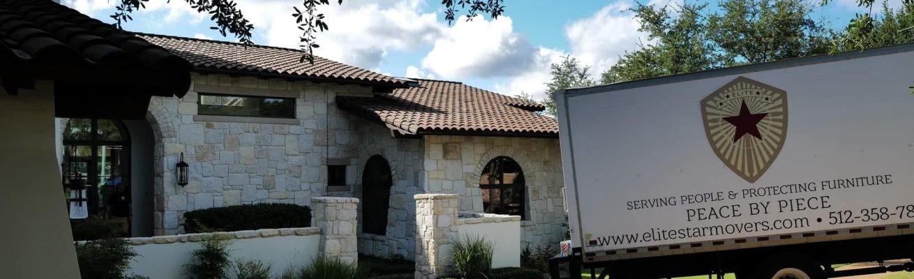 Elite Star Movers truck and crew preparing a local move in Central Texas